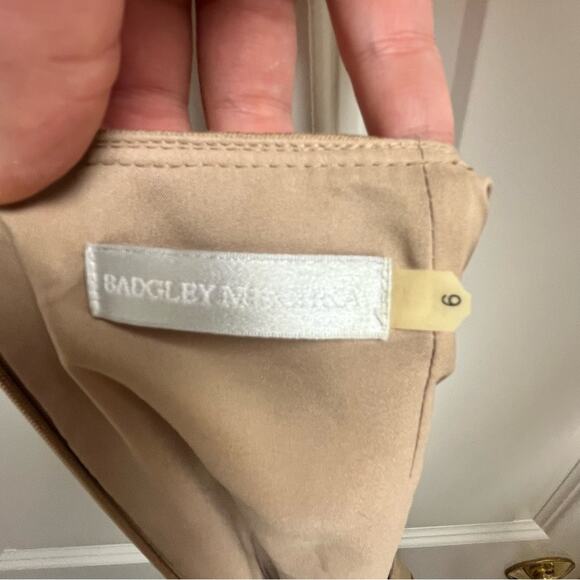 Badgley Mischka Wool Dress Academia Minimalist Quiet Luxury Women's Size 6 - Picture 9 of 9